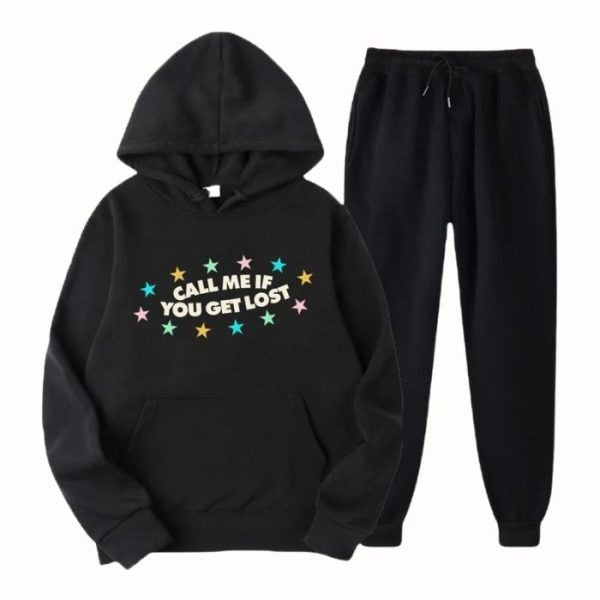 Call Me If You Get Lost Black Tracksuit
