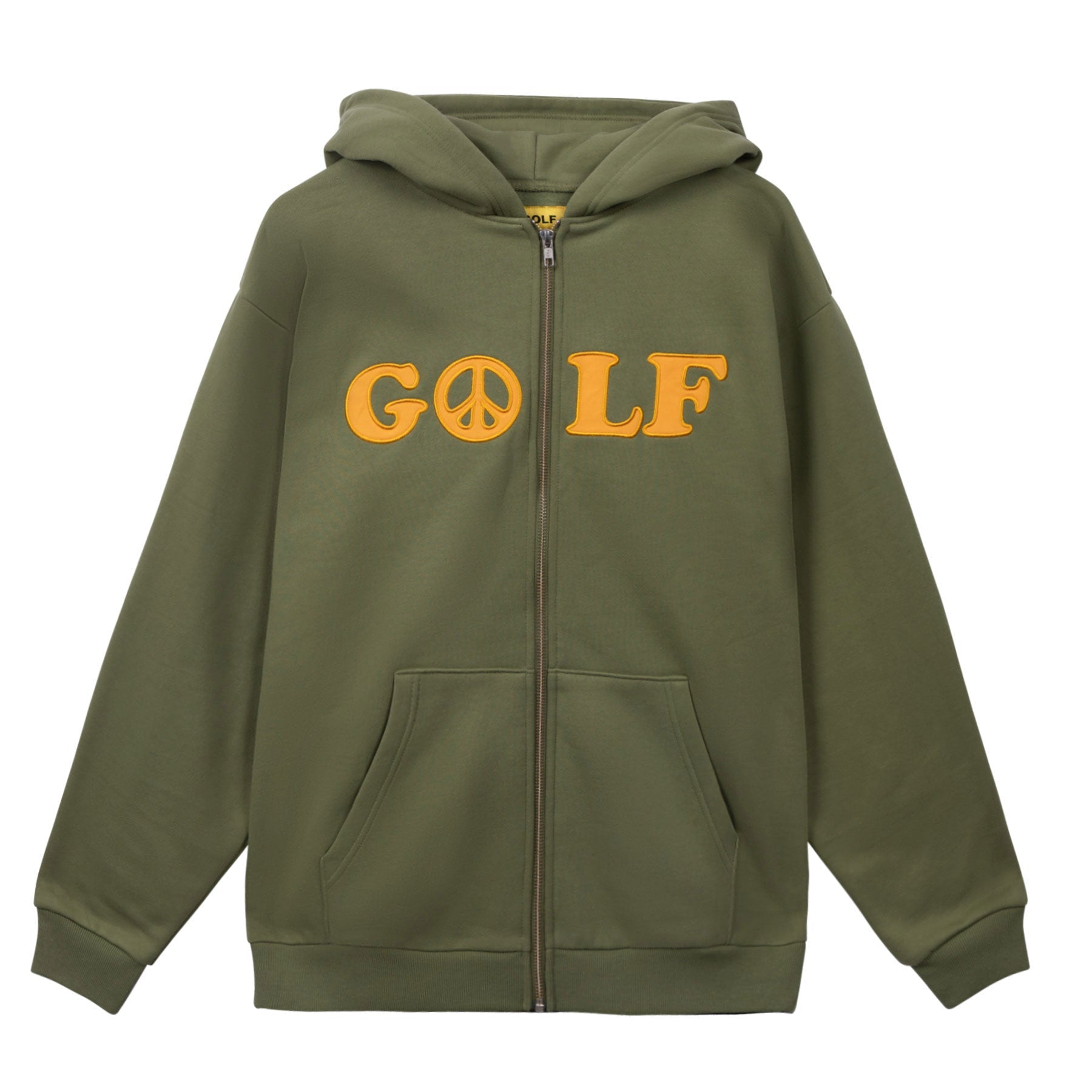 Green Full Zip Up Tyler The Creator Golf Wang Hoodie